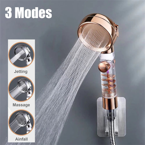3-Mode Turbo Shower Head