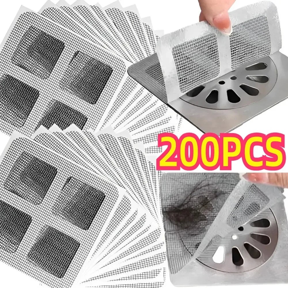 Disposable drain hair catcher